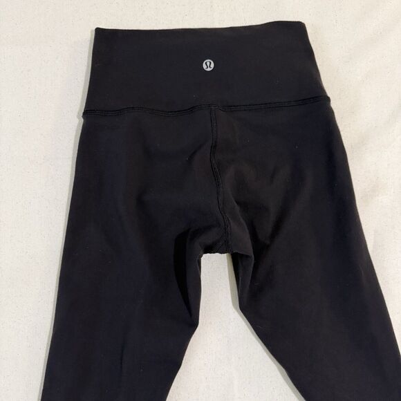 Lululemon Wunder Under Leggings Womens Size 4 Black Capri 24” - Picture 5 of 11